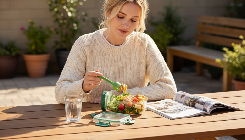 Prepara The Original Salad Pod mason jar salad container for meal prep