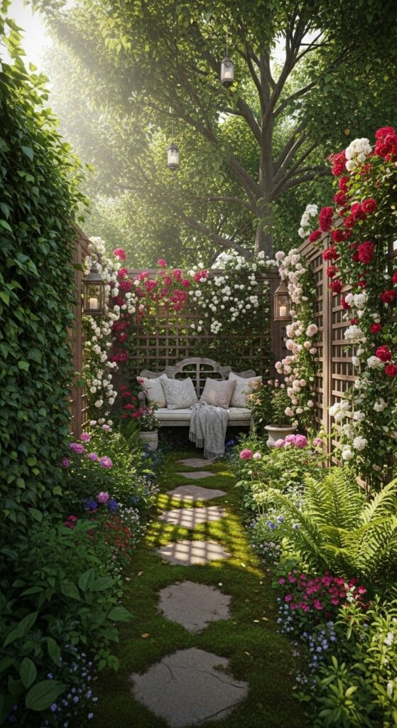Secret garden ideas backyard privacy