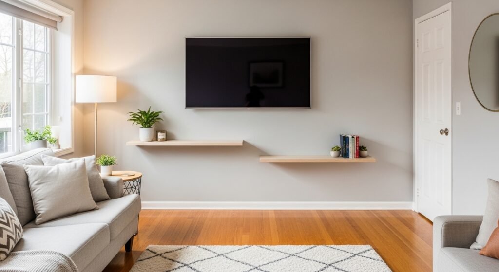 Make small living room look bigger