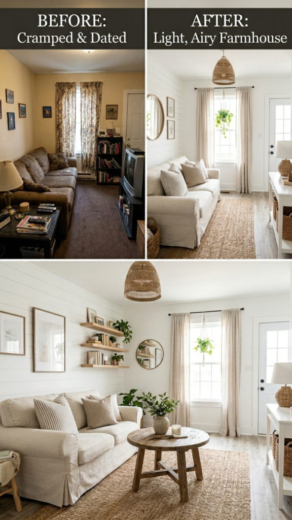 Farmhouse Bedroom Decor Ideas for Small Rooms