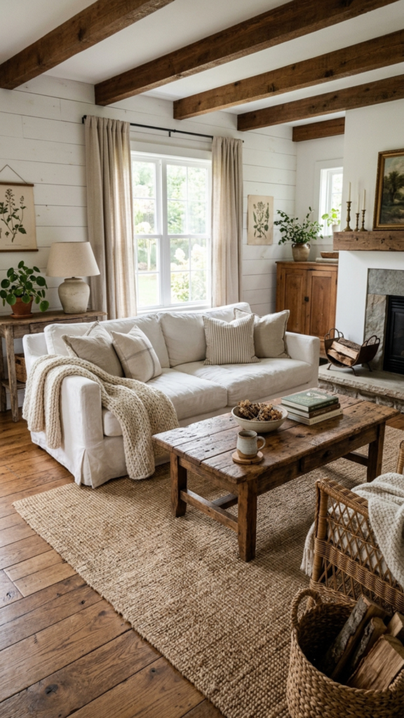 Farmhouse furniture ideas for living room decor