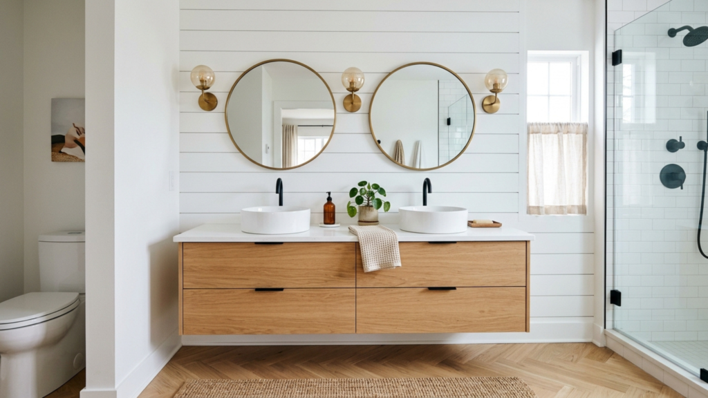 Farmhouse Bathroom Wall Decor Ideas