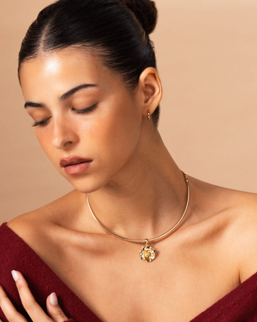Gold Choker Necklace Designs Western