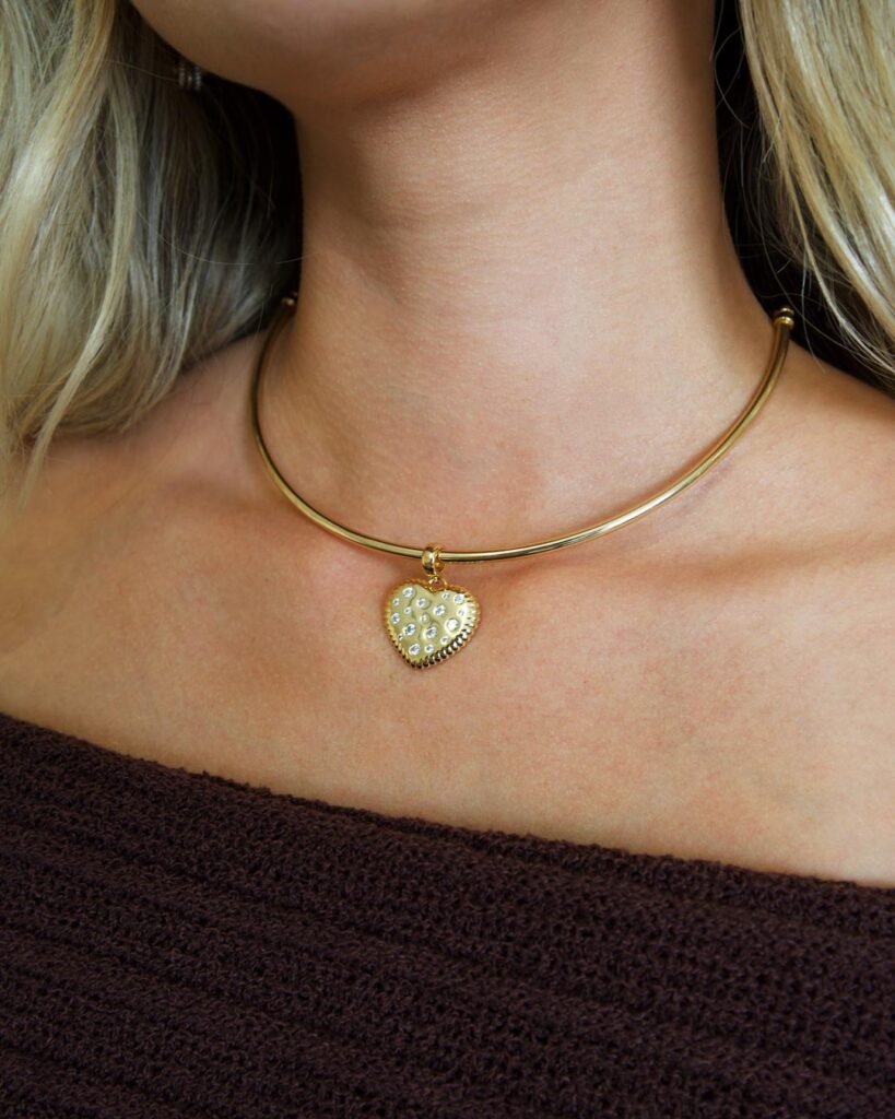 Gold Choker Necklace Designs Western